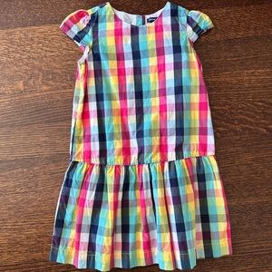 Girls Plaid Gap dress, size 5